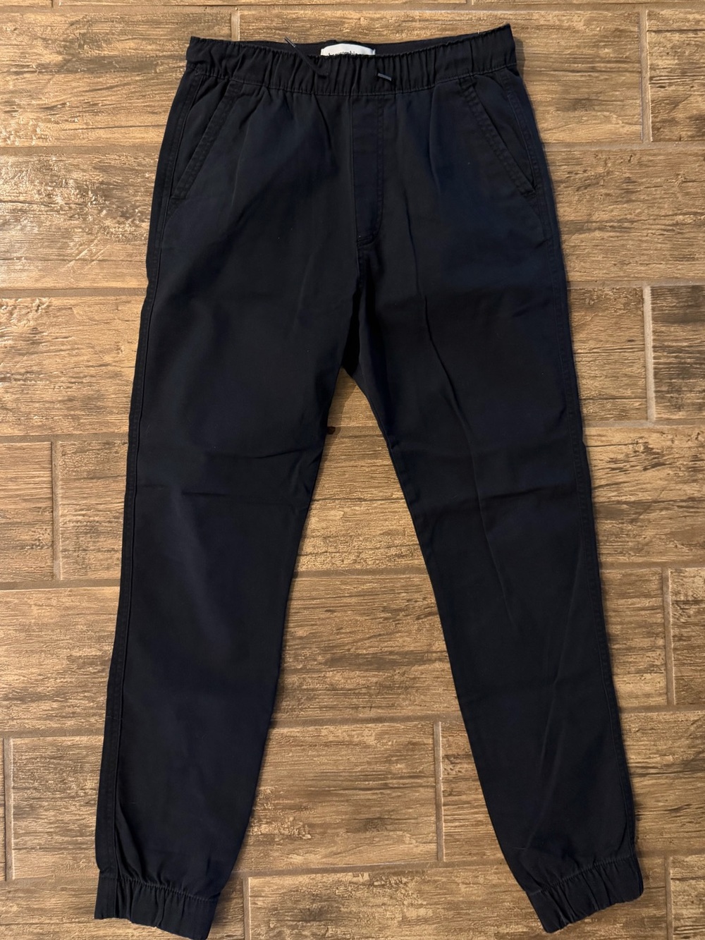 abercrombie kids Black Jogger Sweatpants
